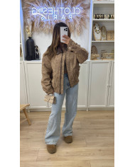 Bombers oversize Doux terracota