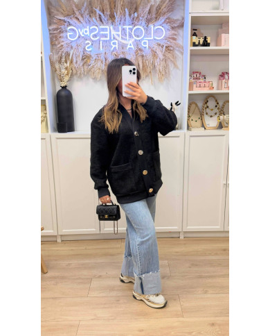 Cardigan Doux noir