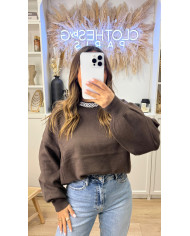 Pull cashy collier Bijoux Camel