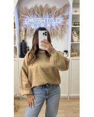 Pull cashy collier Bijoux Gris