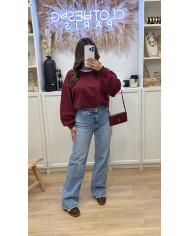 Pull cashy collier Bijoux Écru