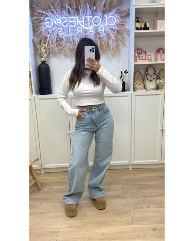 Jean évasé Shanon avec dentelle