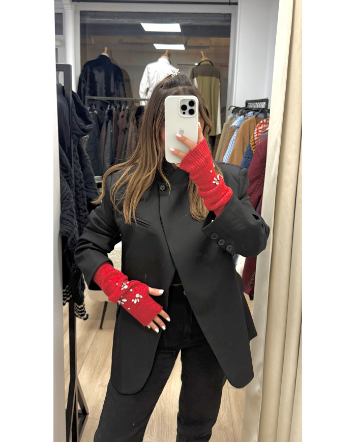 Blazer croisé noir qualité ++