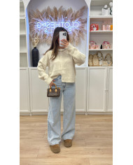 Cardigan LILI  Doux écru