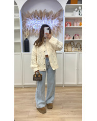 Gilet épais Torsa Écru