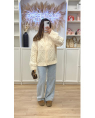 Gilet épais Torsa Écru