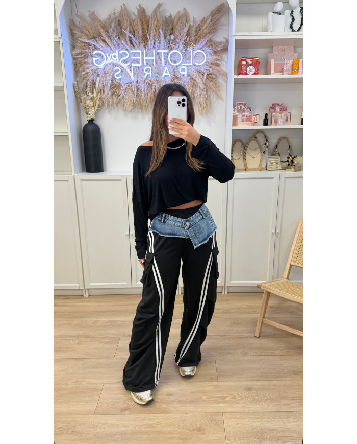 Jogging noir Addi & jean