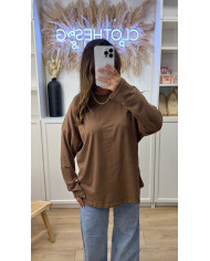 Bombers Sans manches Beige