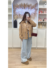 Cardigan KUJT Bleu & Blanc