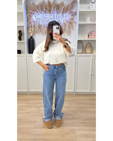 Pull Maille TSY Blanc