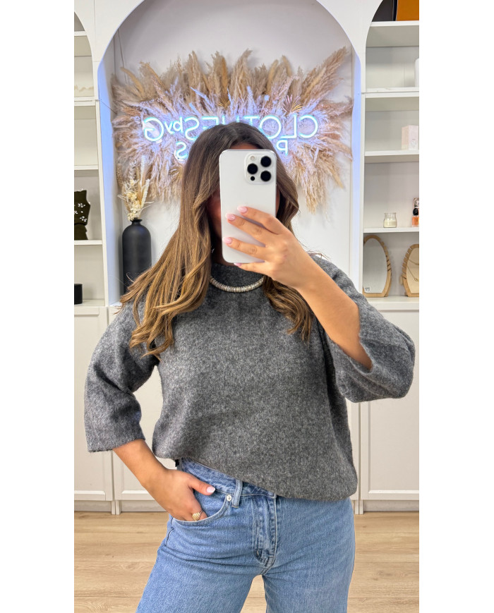 Pull Maille TSY gris