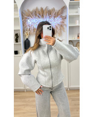 Gilet corset dupe Za gris