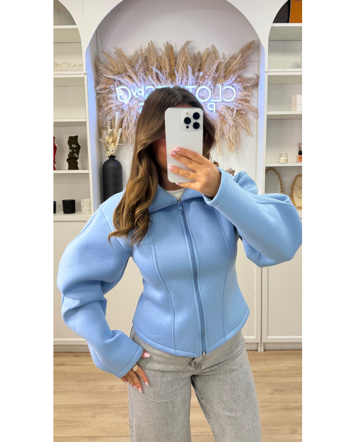 Gilet corset dupe Za bleu ciel