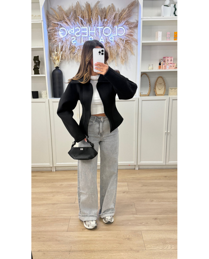 Gilet corset dupe Za noir