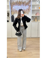 Gilet corset dupe Za noir