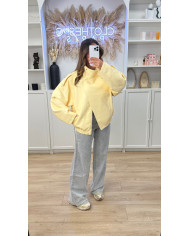 Jean évasé Hanna gris