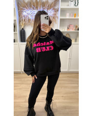 Pull Matcha Gris & Rose