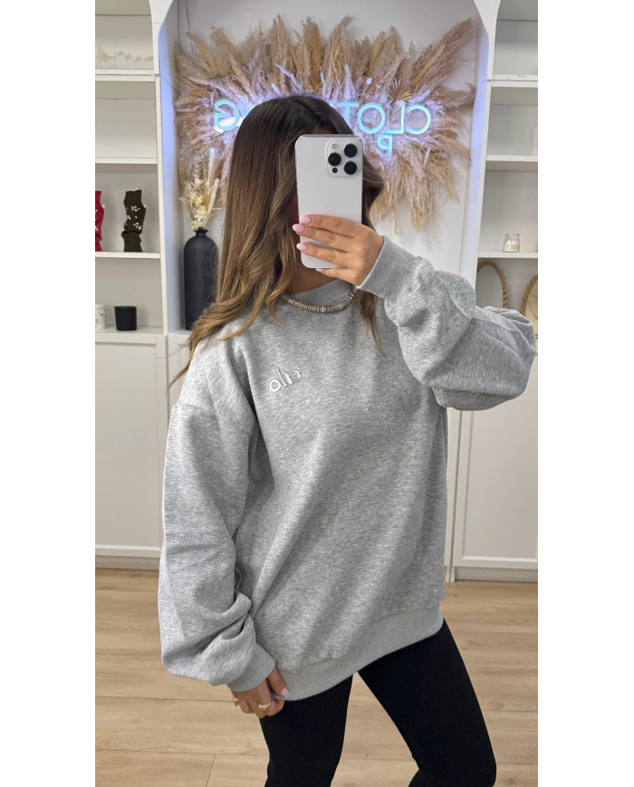 Pull Oversize AJO Gris