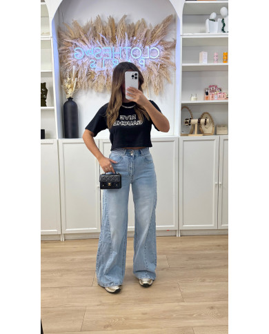 Jean évasé Bande Bic