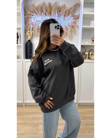 Sweat Oversize Gris Rive