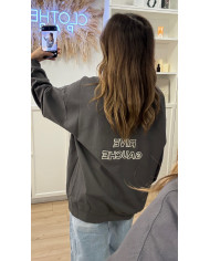 Sweat Oversize Gris Rive