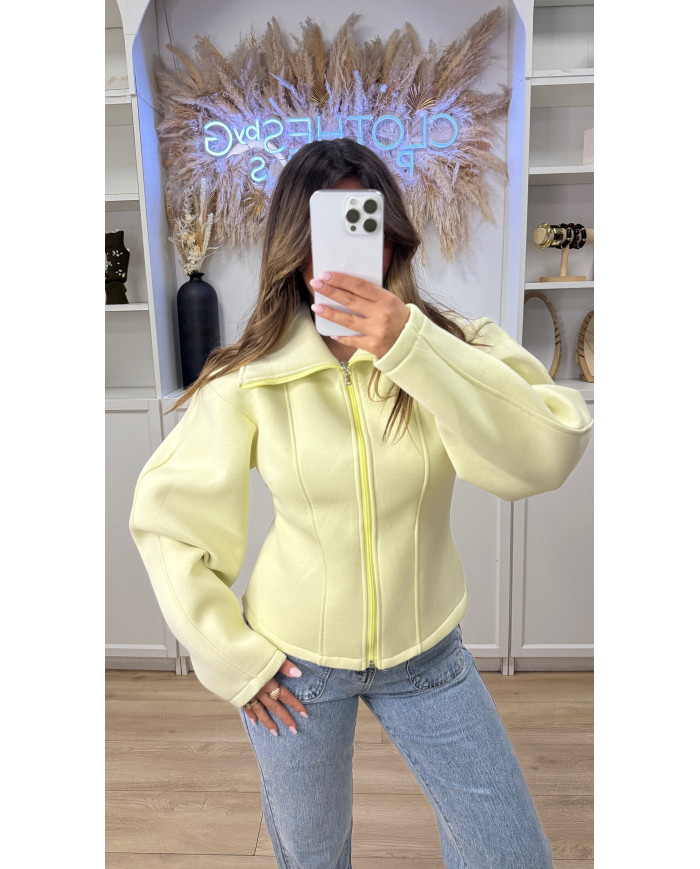 Gilet corset dupe Za Jaune