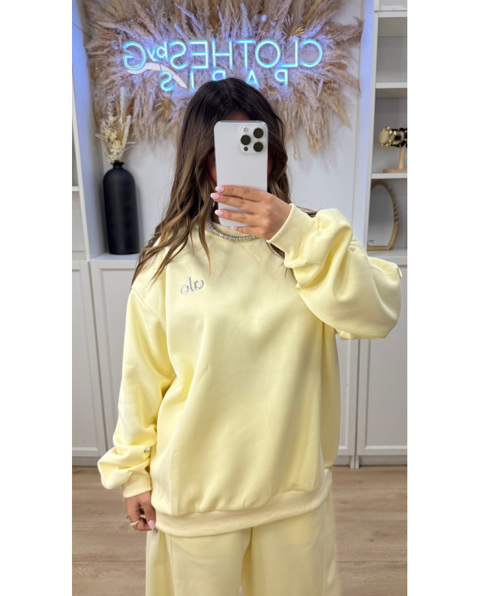 Pull Oversize AJO Jaune