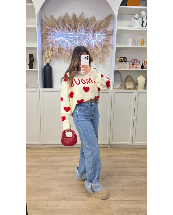Pull Amour cœur ❤️