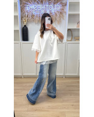 T-shirt dentelle dos Choco