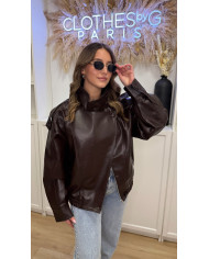 Jean évasé bleu clair détails clouté