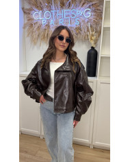 Trench taupe à capuche Choco