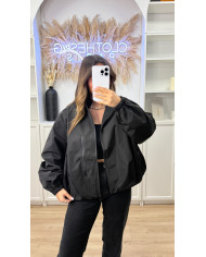 Veste imperméable Stony Noir