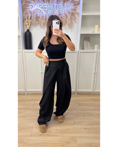 Pantalon Jupe Za noir