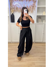 Pantalon Jupe Za noir