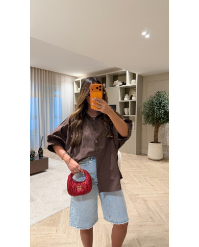 Chemise 100% coton Choco