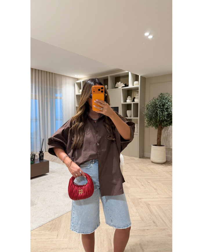 Chemise 100% coton Choco