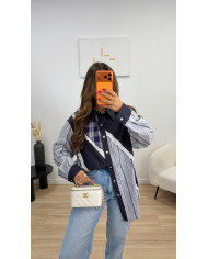 Gilet sans manches à capuche noir