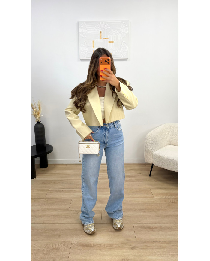 Blazer court Frankie Jaune