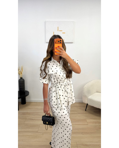 Ensemble pantalon Lowe à pois