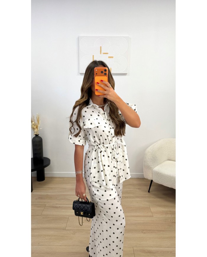 Ensemble pantalon Lowe à pois