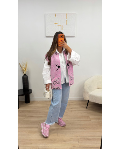 Gilet sans manches KUJT Rose