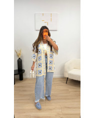 Chemise oversize Blanche coton