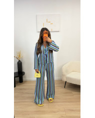 Chemise léger coton bandana Jaune