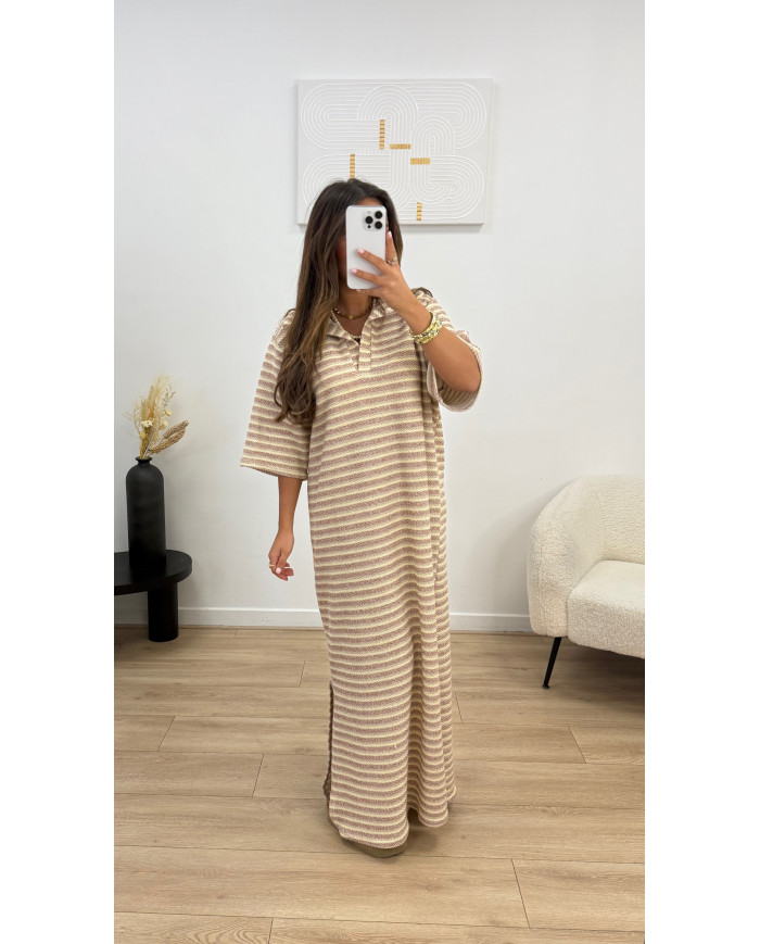 Robe Coton Crochet Choco