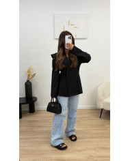 Blazer épaule ouverte Noir