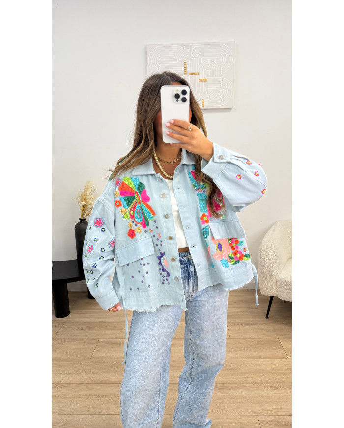 Veste Pépites bleu  INDE 🇮🇳