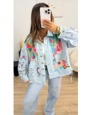 Veste Pépites bleu  INDE 🇮🇳