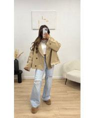 Jean évasé set retroussé