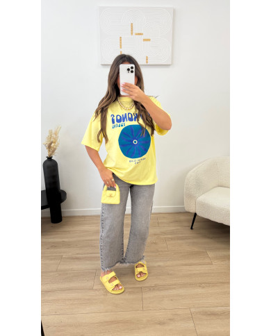 T-shirt Mykonos jaune