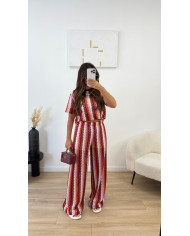 Ensemble crochet multi bordeaux